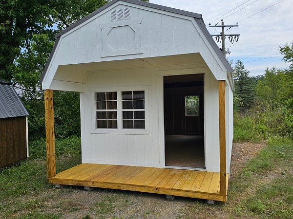 Rent to own storage sheds at hillside Structures wv