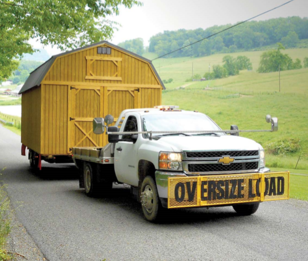 Delivery within 30 miles at hillside structures